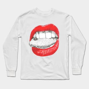 Playful lips Long Sleeve T-Shirt